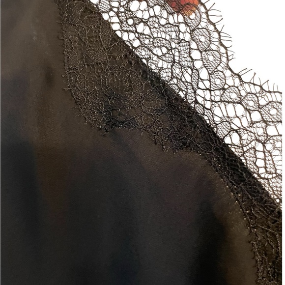 Victoria's Secret Elegant Black Nighty with Lace Size Large - Picture 5 of 6